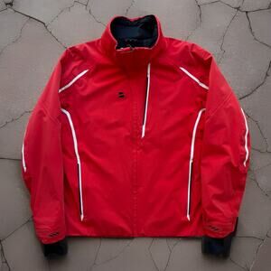 Mountain Force Jacket 50 Red Full Zip Insulated Winter Outerwear Colorado Ski